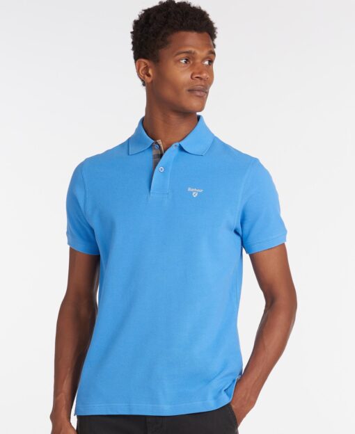 Polo in cotone - MML0012-BL95 TARTAN PIQUE