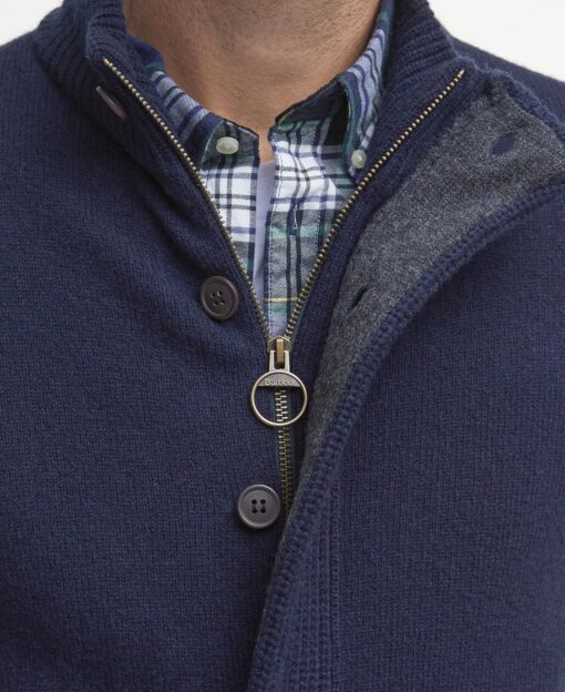 Maglione con zip Patch  - Barbour - immagine 5