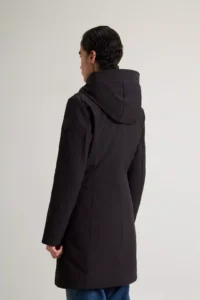 Woolrich - Firth Parka in Tech Softshell - Nero - immagine 2