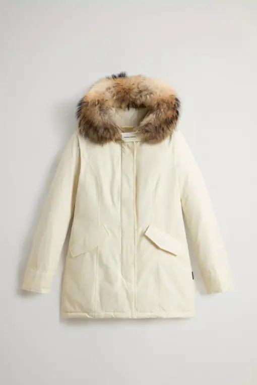 Woolrich - Arctic Parka in Ramar Cloth - pelliccia removibile - immagine 4