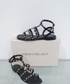 Sandali Flat con borchie Pennyblack