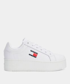SNEAKERS in pelle con suola alta- Tommy jeans