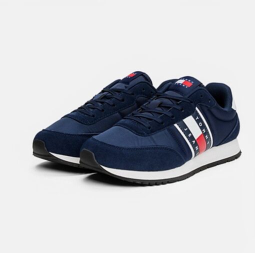 Sneakers con mix di texture- Tommy Jeans