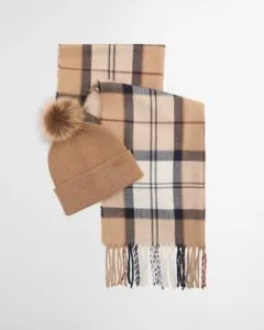 DOVER BEANIE&HAILES SCARF -Barbour