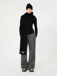 WKDEDITTA-Pantalone elasticizzato Grigio-Weekend MaxMara